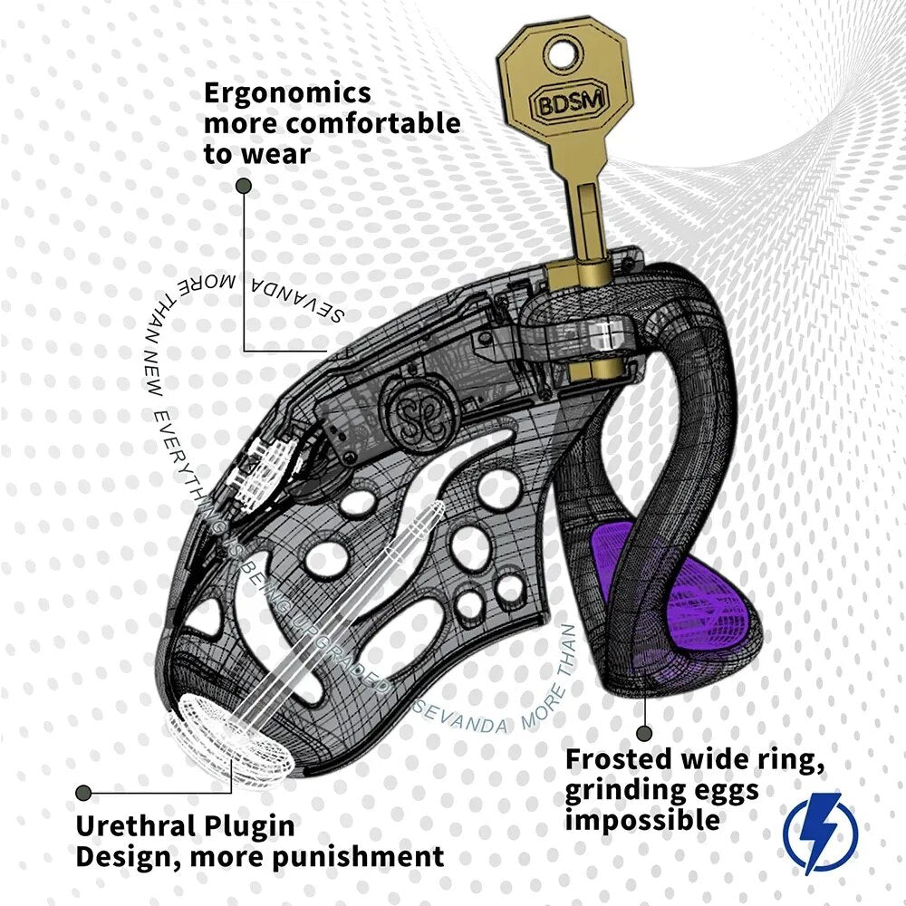 Chastitron 5000: Long Term Male Chastity Device